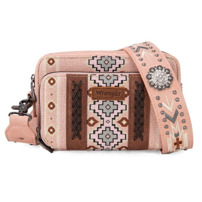 Wrangler Southwestern Crossbody Wallet Bag