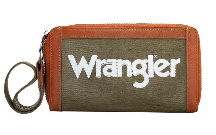 Wrangler Canvas Iconic Logo Wallet