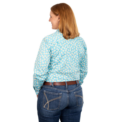 Just Country Women's Georgie - Teal Daisies