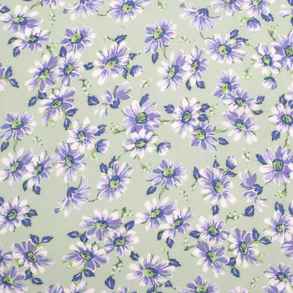 Women's Abbey Full Button Shirt - Sage Daisy