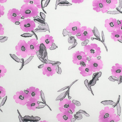 Just Country Women's Georgie Half Button Workshirt - Sea Mist Watercolour Blooms