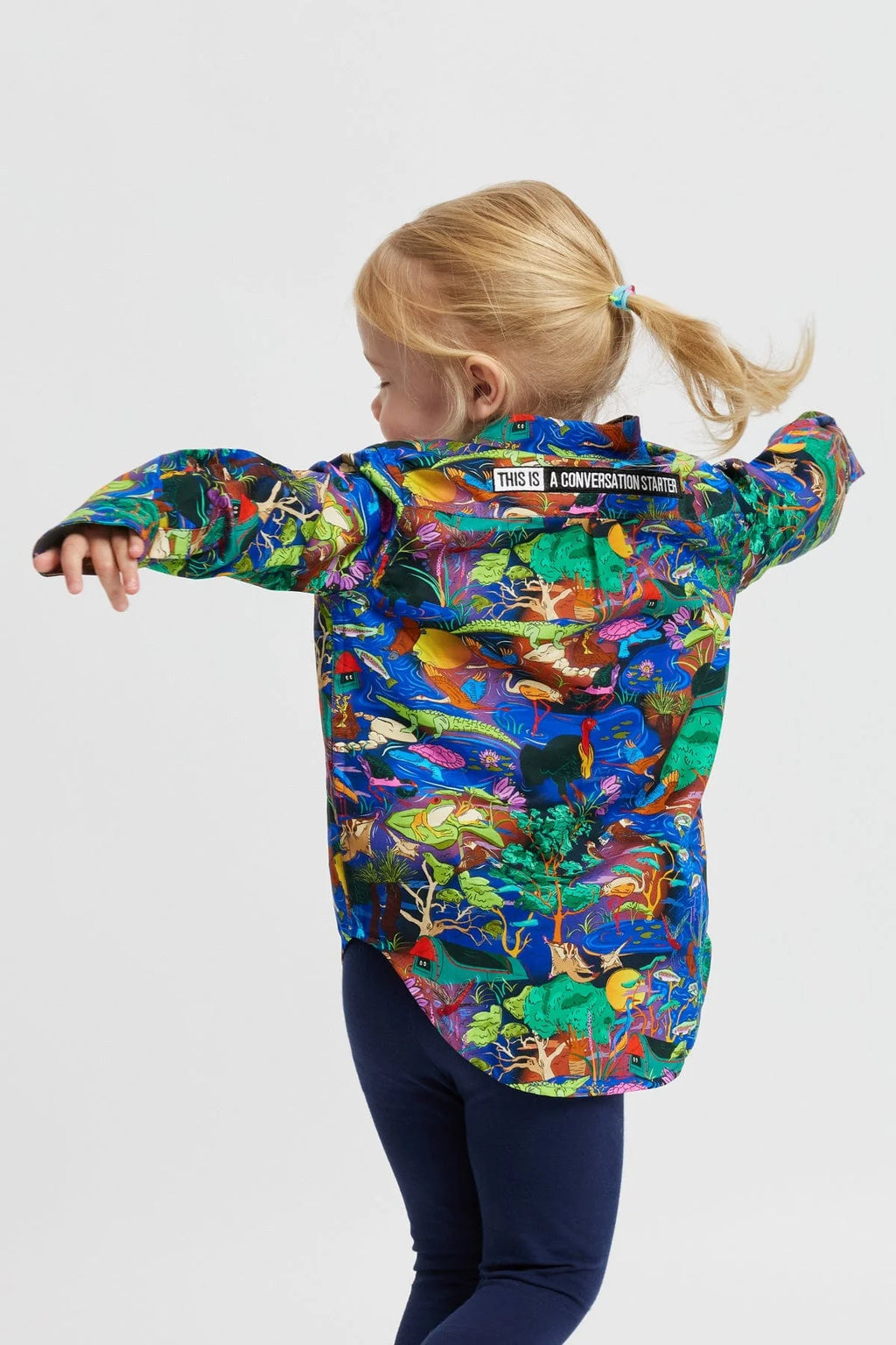 TradeMutt Kid's Full Button Work Shirt