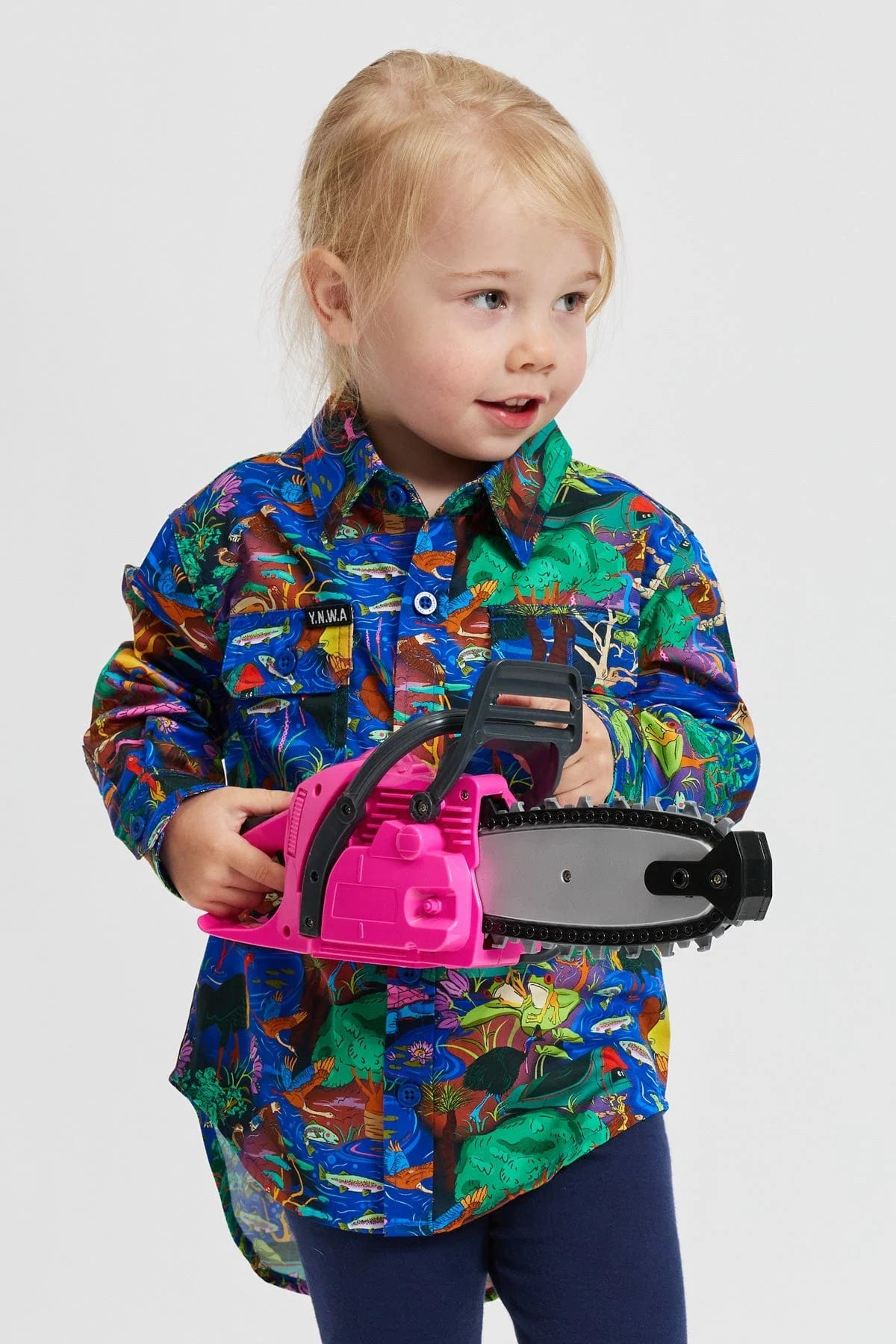 TradeMutt Kid's Full Button Work Shirt