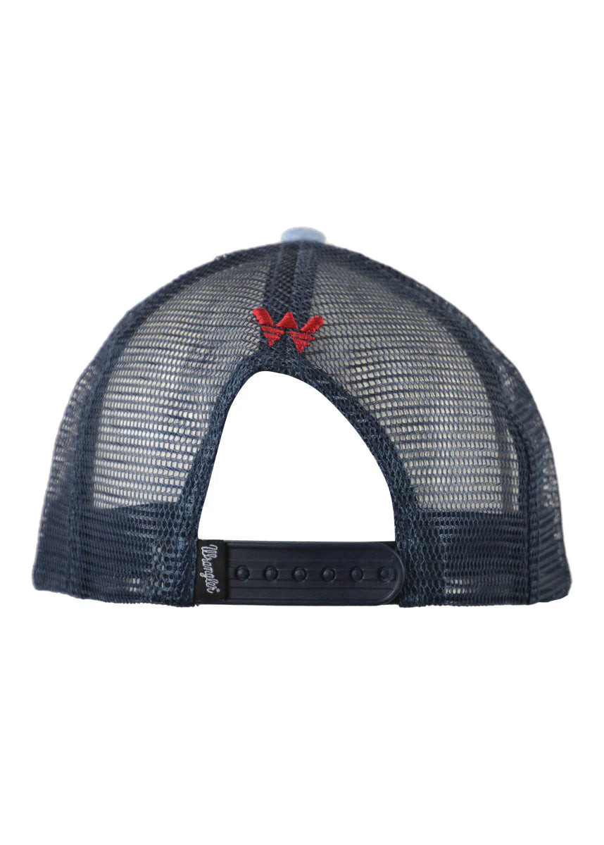 Wrangler Sutherland Trucker Cap - Blue Marle/Navy