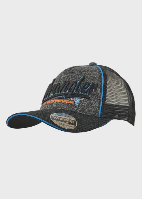 Wrangler Sutherland Trucker Cap - Charcoal Marle/Black