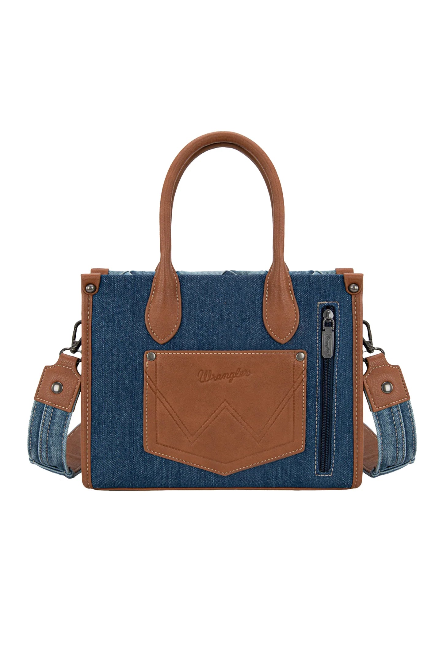 Wrangler Denim Patchwork Crossbody Bag