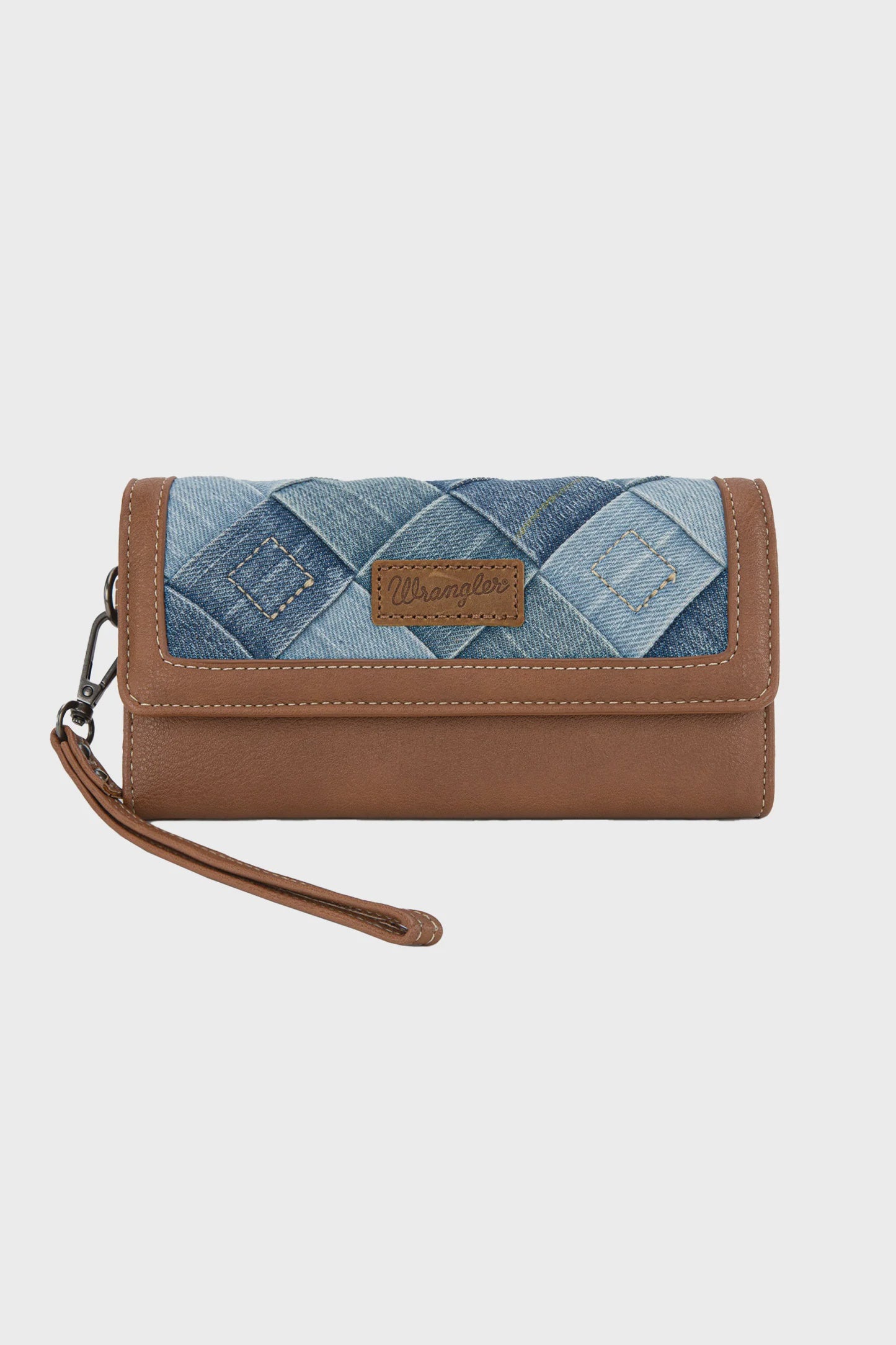 Wrangler Denim Patchwork Wallet