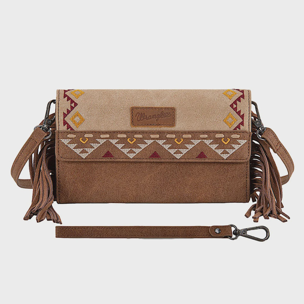 Wrangler Indiana Wallet Clutch Bag - Tan