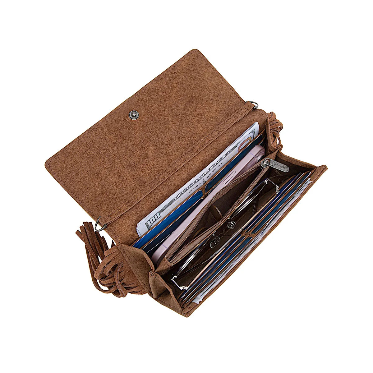 Wrangler Indiana Wallet Clutch Bag - Tan