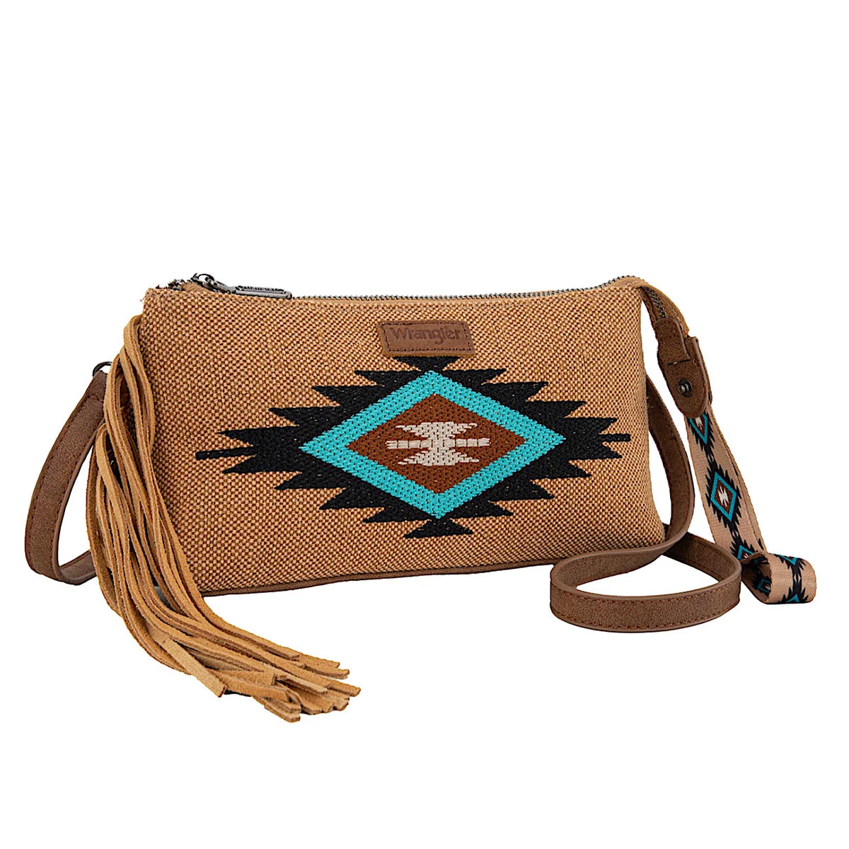 Wrangler Embroidered Aztec Fringe Wrist