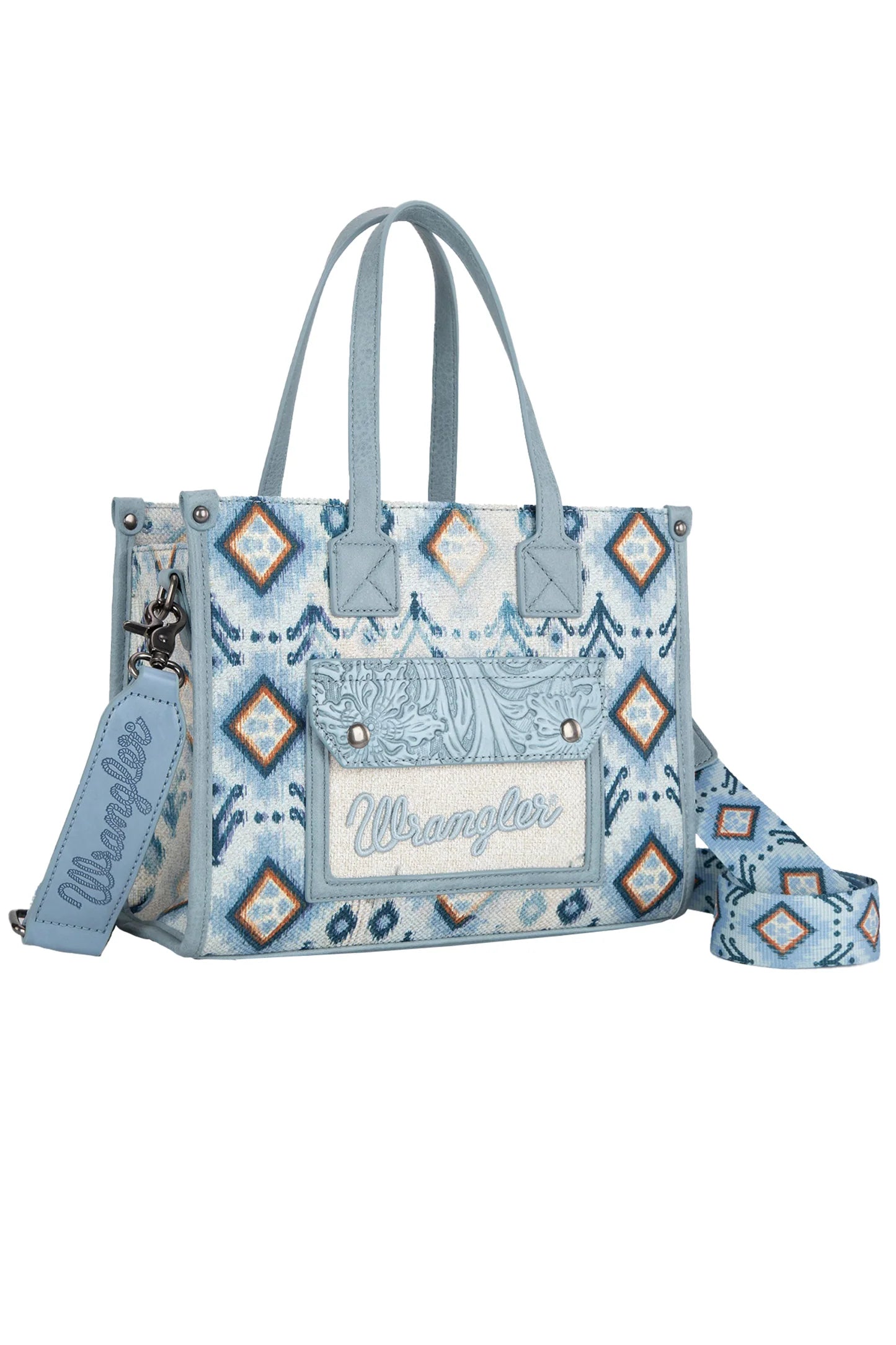 Wrangler Aztec Crossbody Tote Bag