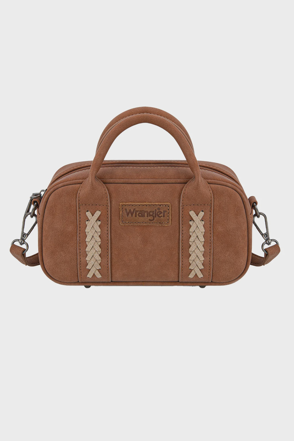 Wrangler Whipstitch Mini Crossbody Bag - Tan