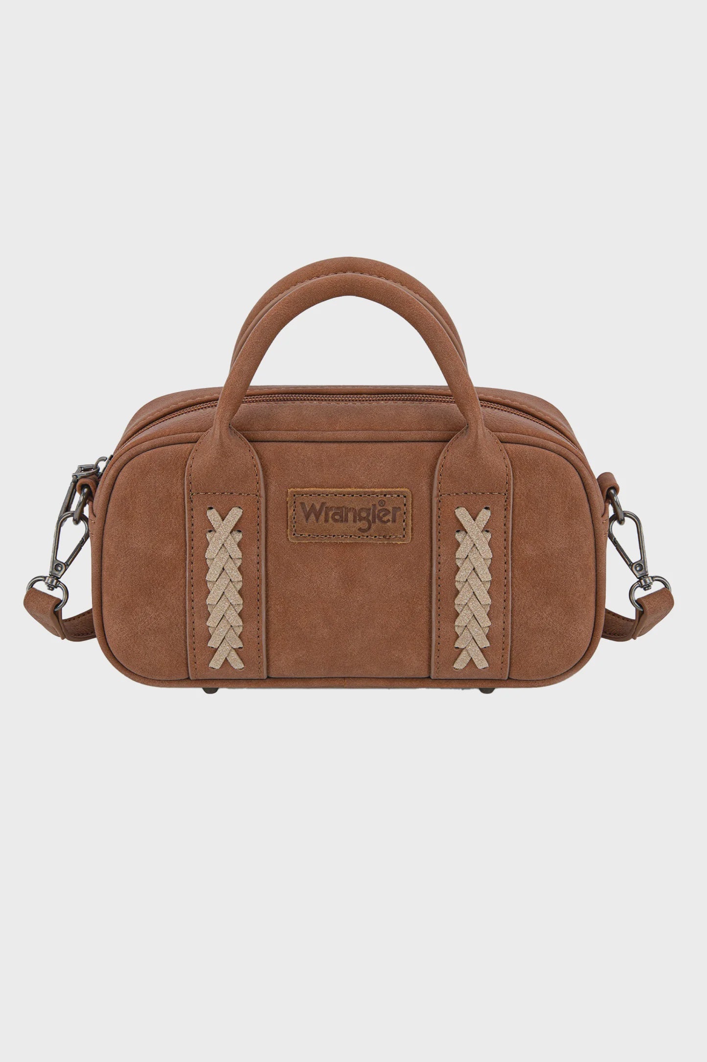 Wrangler Whipstitch Mini Crossbody Bag - Tan