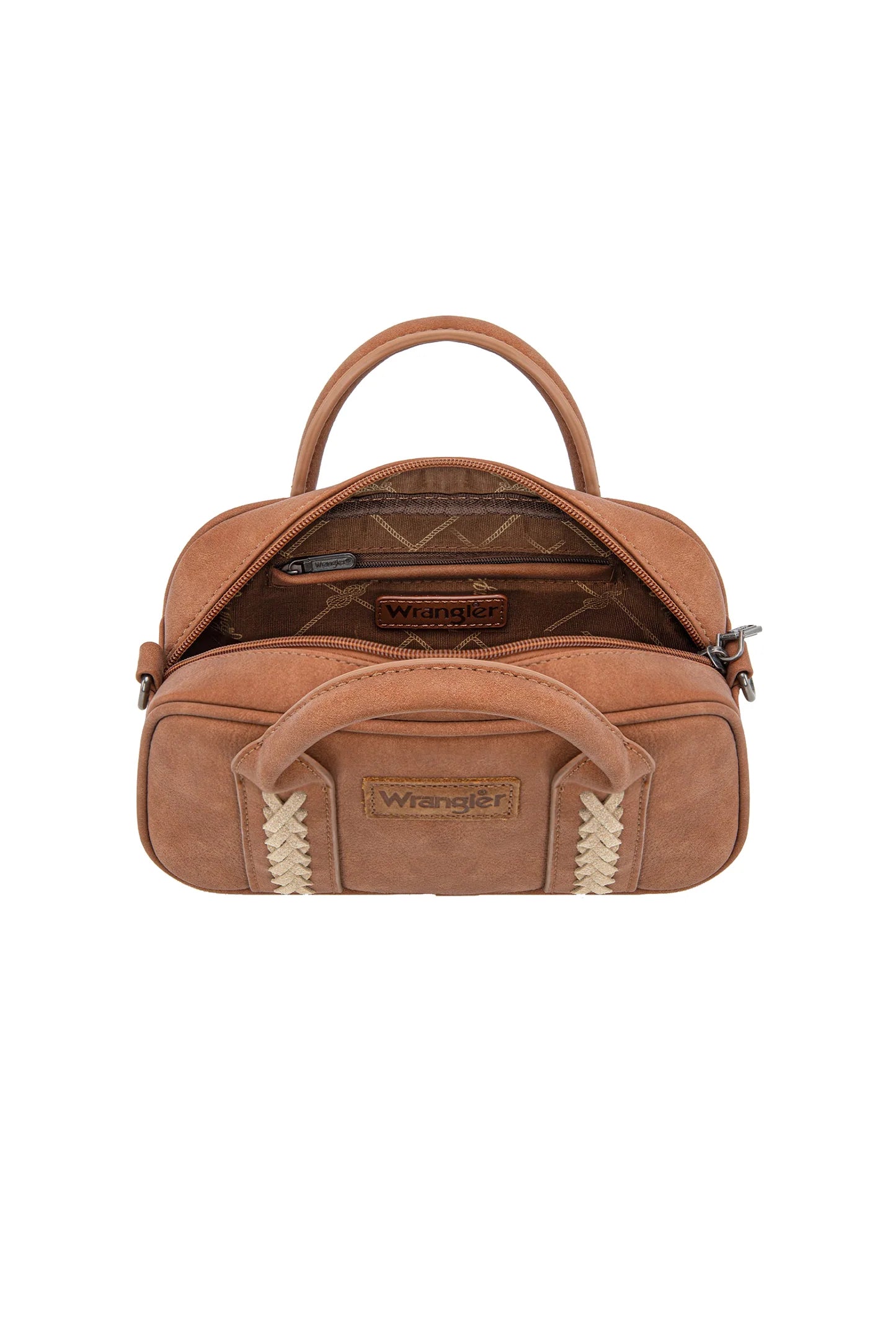 Wrangler Whipstitch Mini Crossbody Bag - Tan