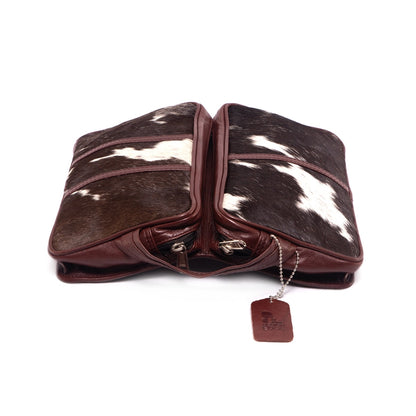 The 'Canada' Cowhide Toiletries Bag