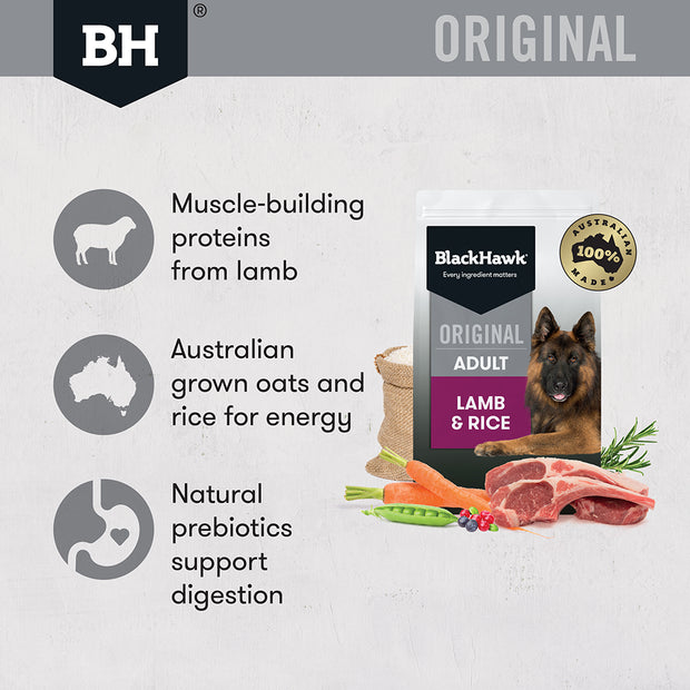 Blackhawk Lamb & Rice 20KG