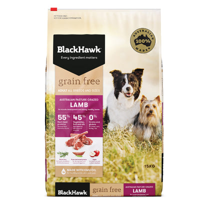 BlackHawk Grain Free Lamb - 15kg