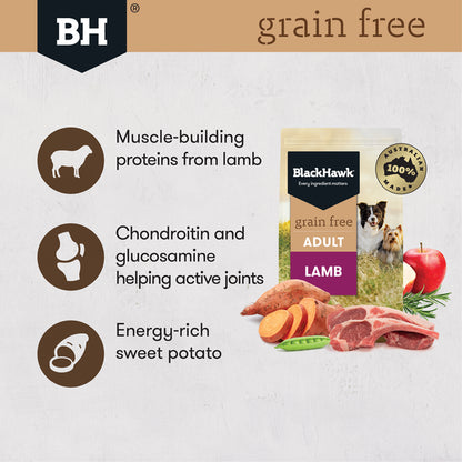 BlackHawk Grain Free Lamb - 15kg