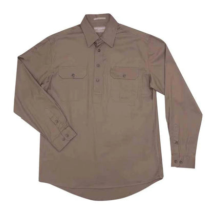 Men's Cameron Half Button Work Shirt