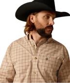 Ariat Men's Pro Series Trey Long Sleeve Shirt - Khaki