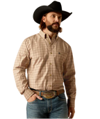 Ariat Men's Pro Series Trey Long Sleeve Shirt - Khaki