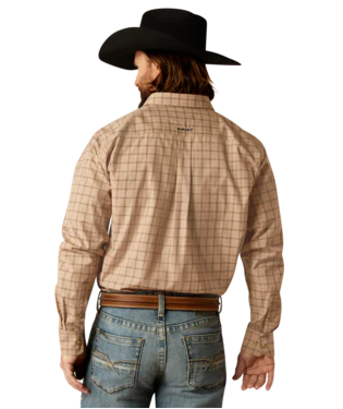 Ariat Men's Pro Series Trey Long Sleeve Shirt - Khaki