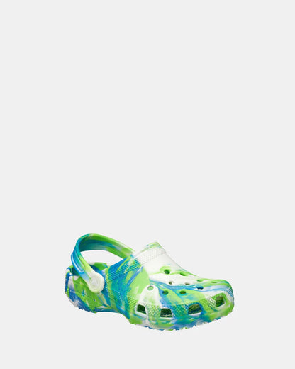 Crocs - Kids Classic Marbled Glow in the Dark Clogs