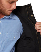 Pilbara Men's Two Tone Vest - Black/Whisky
