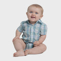 Infant's Frankie Short Sleeve Full Button Jumpsuit