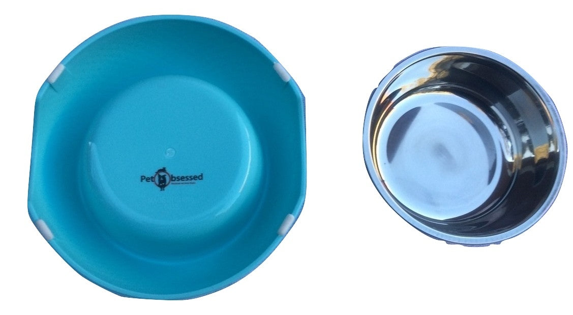 2in1 Stainless Pet Bowl