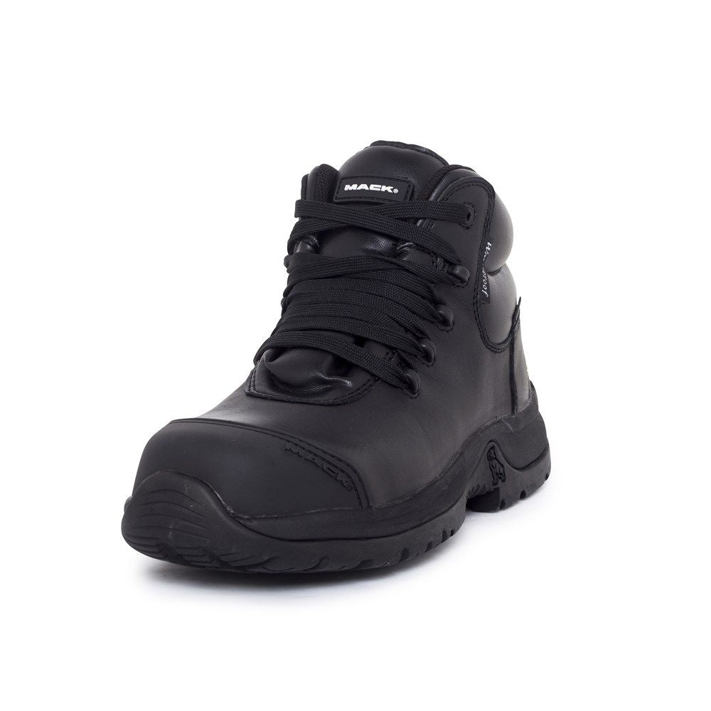 MACK ZERO II LACE UP SAFETY WORK BOOTS - BLACK