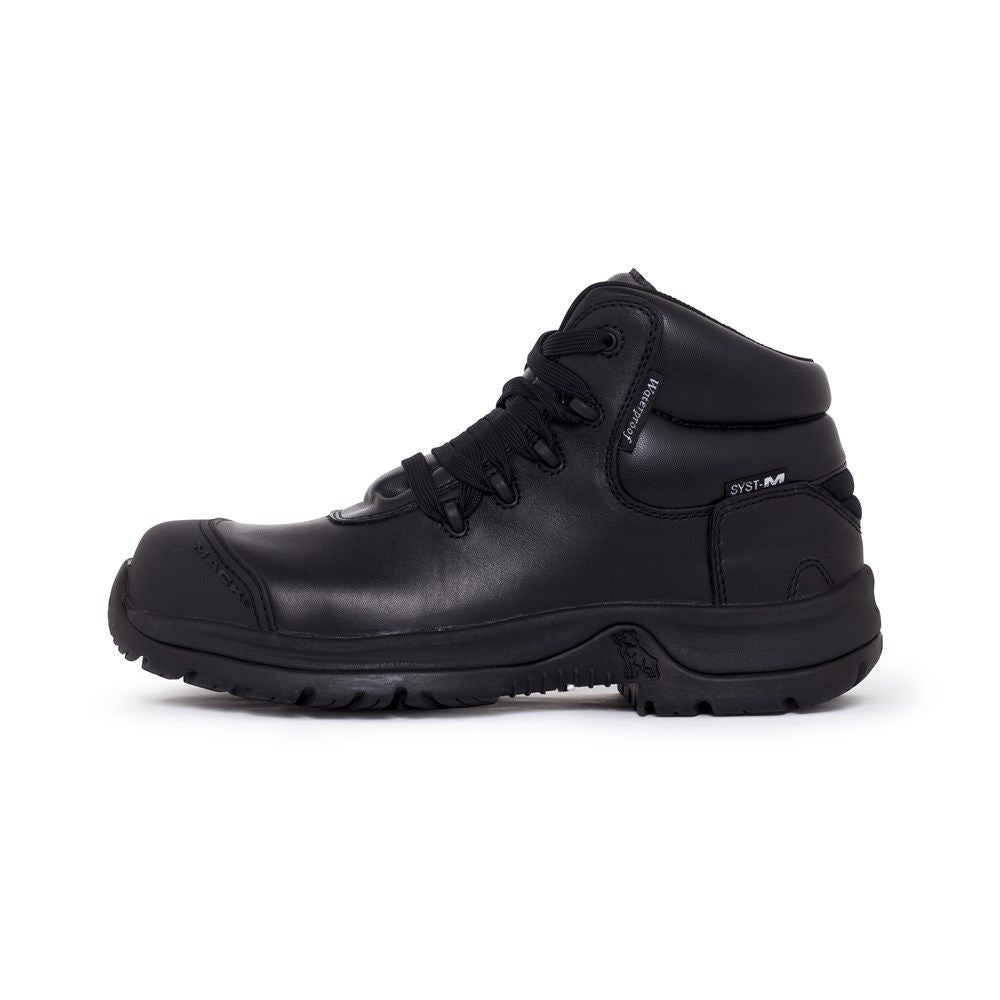 MACK ZERO II LACE UP SAFETY WORK BOOTS - BLACK