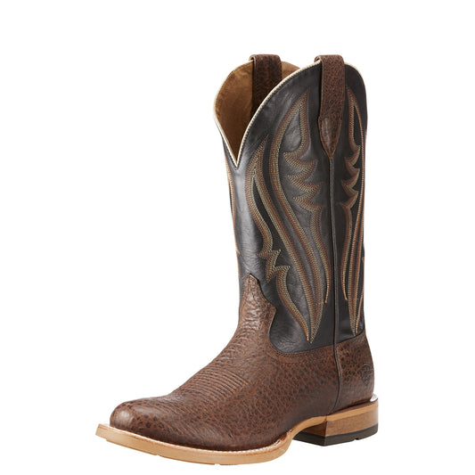 Ariat Mens Match Up Western Boot - Pebbled Brown/Deputy Black