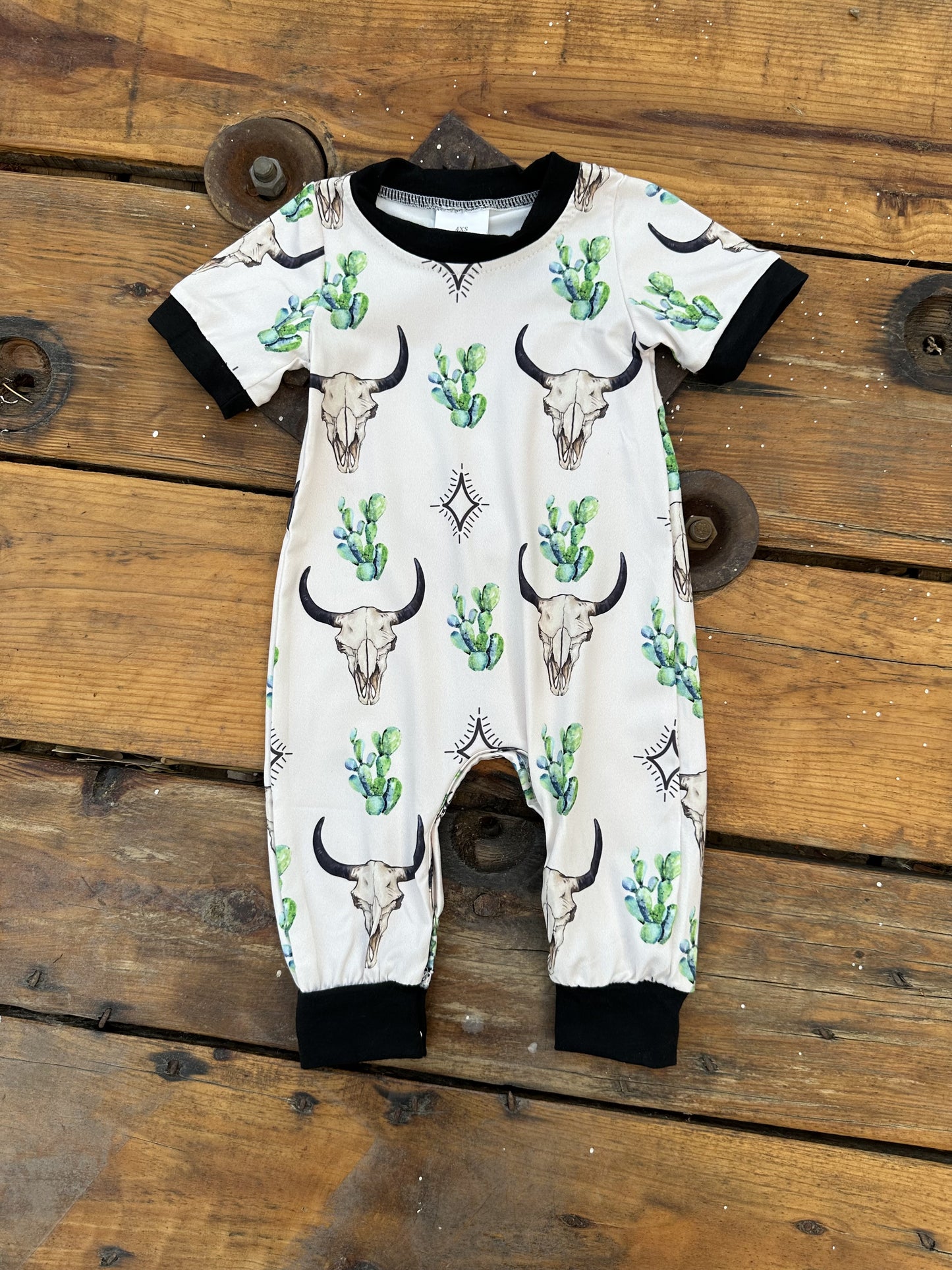 Bull Skull Romper