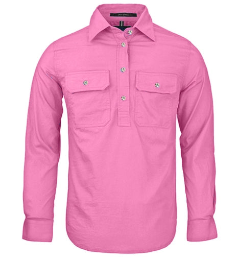 Pilbara Women's Closed Front L/S Shirt RM300CF