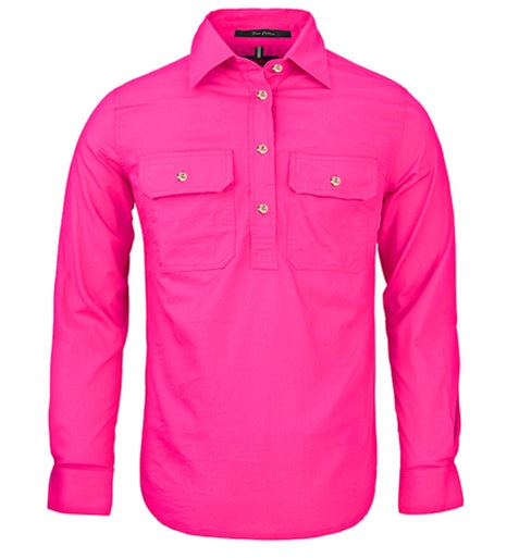 Pilbara Women's Closed Front L/S Shirt RM300CF