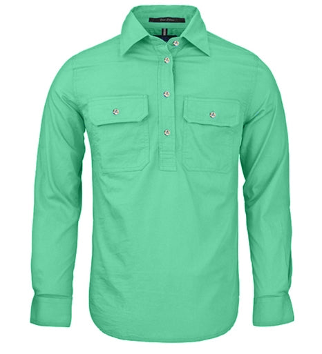 Pilbara Women's Closed Front L/S Shirt RM300CF