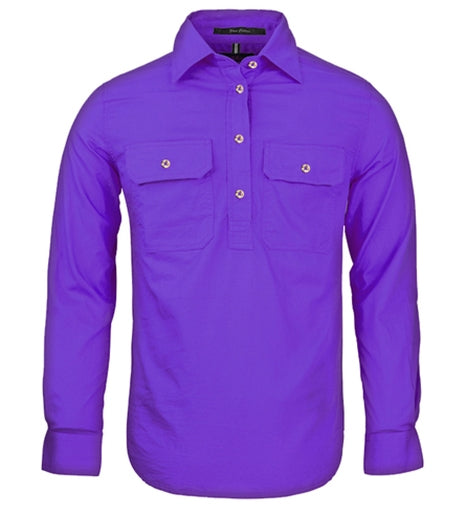 Pilbara Women's Closed Front L/S Shirt RM300CF