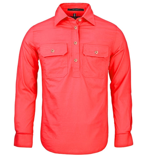 Pilbara Women's Closed Front L/S Shirt RM300CF