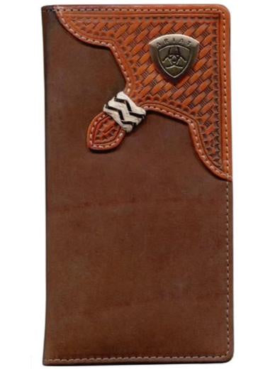 Ariat Rodeo Wallet - Basket Weave Overlay WLT1110A