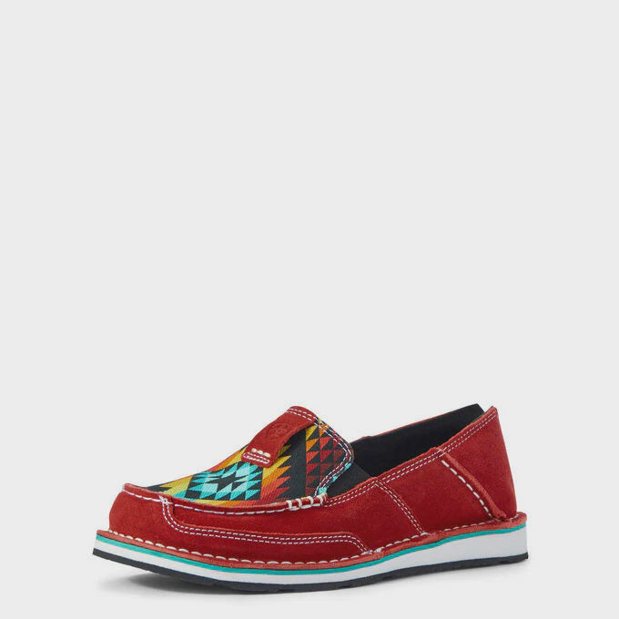 Ariat Womens Cruiser -  Ruby Suede/Black Serape