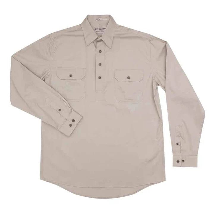 Men's Cameron Half Button Work Shirt