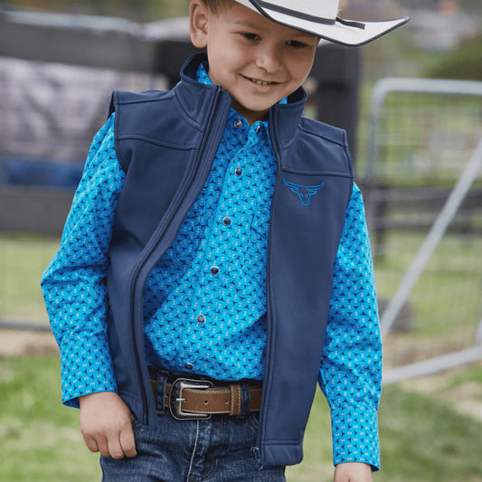 Pure Western Boys Soft Shell Vest